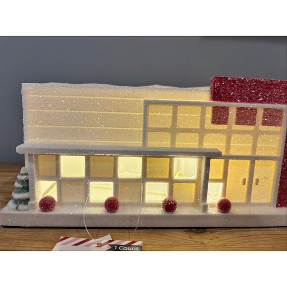 Target Light Up Store Christmas Village with Glitter - Picture 3 of 12